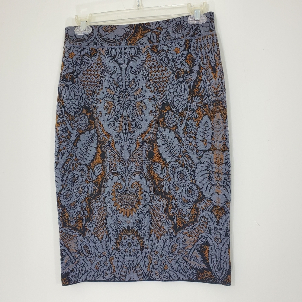 Peruvian Connection Pima Cotton Knit Skirt, Size Small